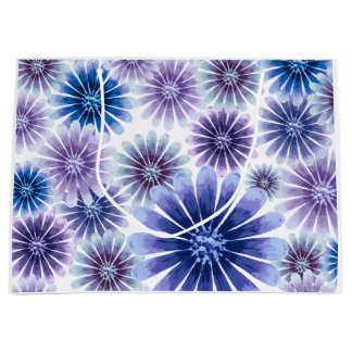 Lavendel-Blumen-Geschenktasche Große Geschenktüte