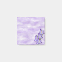 Lavendel-Blumen-Post-Itanmerkungen