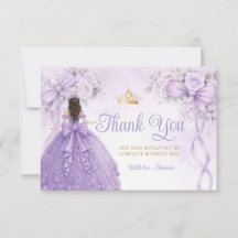 Lavendel Blumen Schleifenband Mädchen Quinceañera