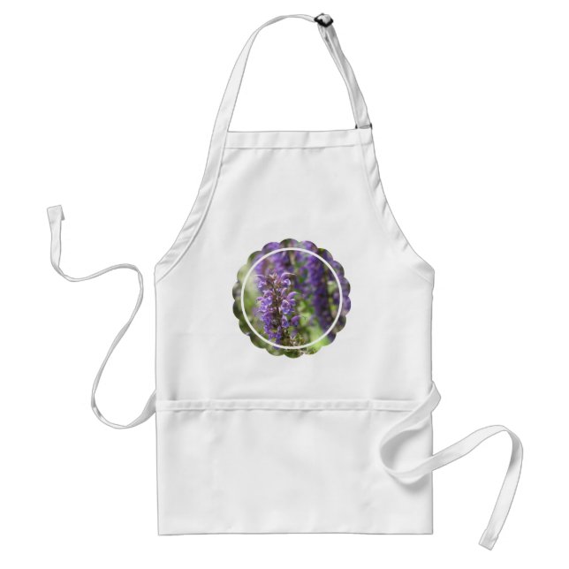 Lavendel-Blumen-Schürze Schürze (Vorne)