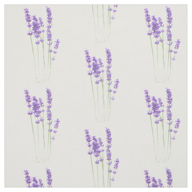 Lavendel-Blumen Stoff (Muster)
