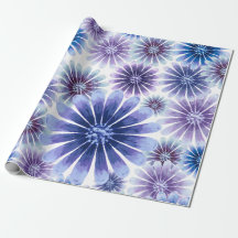 Lavendel-Blumen-Verpackungspapier