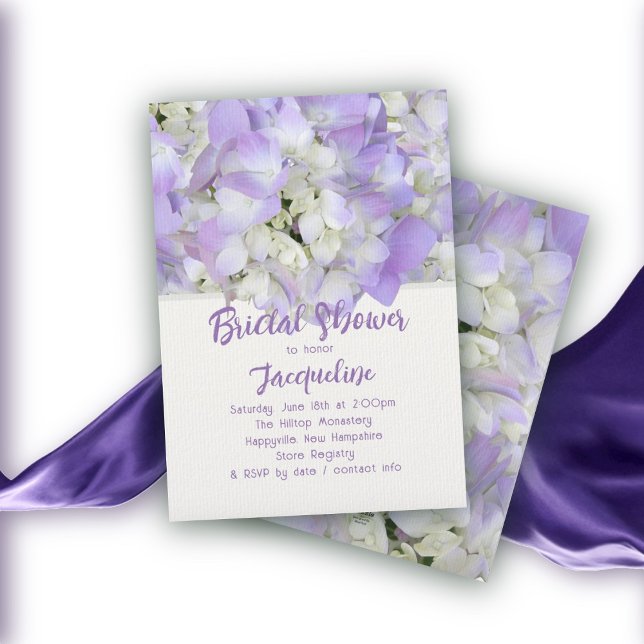 Lavendel-Blütendusche für Hochzeiten Einladung (Von Creator hochgeladen)