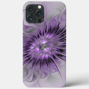 Lavendel-Blütentraum Moderne Abstrakte Fraktal-Kun Case-Mate iPhone Hülle