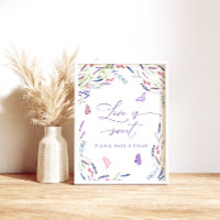 Lavendel Brautparty Liebe ist Sweet Poster