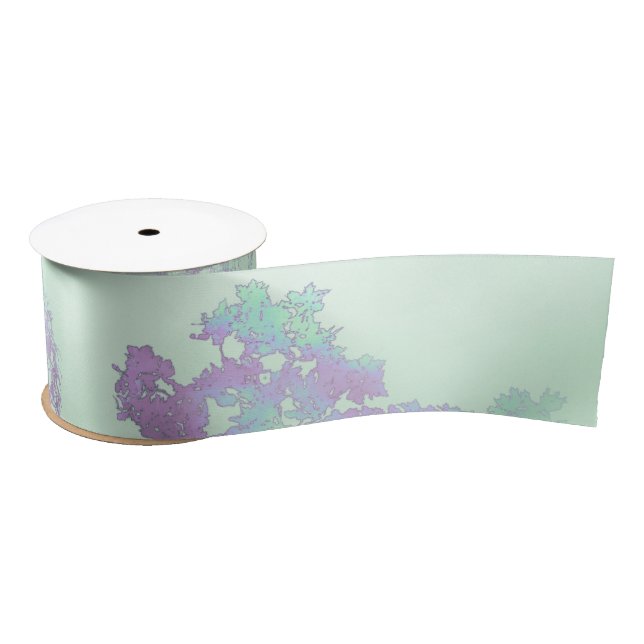 Lavendel Breitblatt Nebel Satinband (Spule)