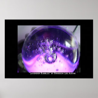 Lavendel Bubbles Poster