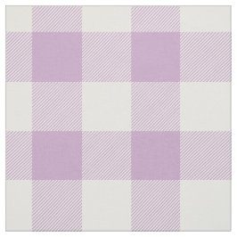 Lavendel-Büffel-Karo-Muster Stoff