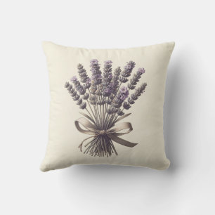 Lavendel-Bündel Vintage-Botanik-Apotheke-Pflanze Kissen
