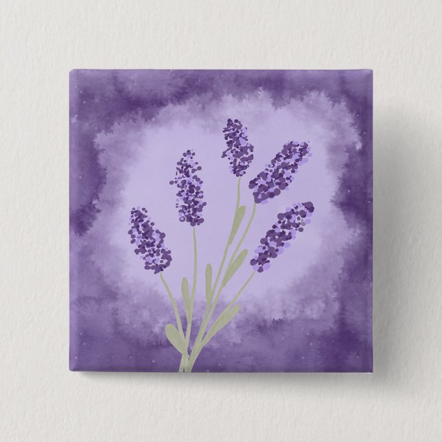 Lavendel Button (Vorderseite)