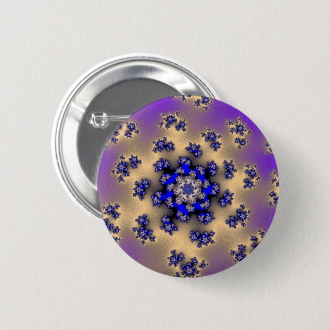 Lavendel Button (Vorne & Hinten)