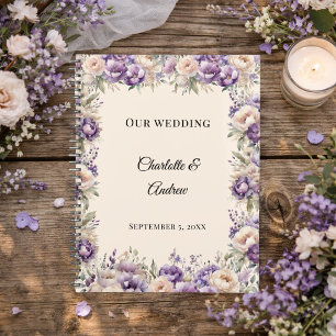 Lavendel Champagner Blumenhochzeit Planer