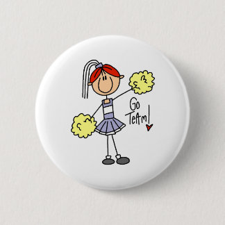 Lavendel-Cheerleader Button