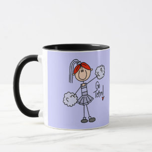 Lavendel Cheerleader T-Shirts und Geschenke Tasse