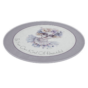Lavendel-Creme-Blumen-Mädchen Eigene Art von Schön Schneidebrett