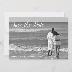 Lavendel Damask Save the Date Card