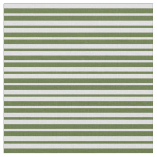 Lavendel & Dark Olive Grüne Linien Stoff