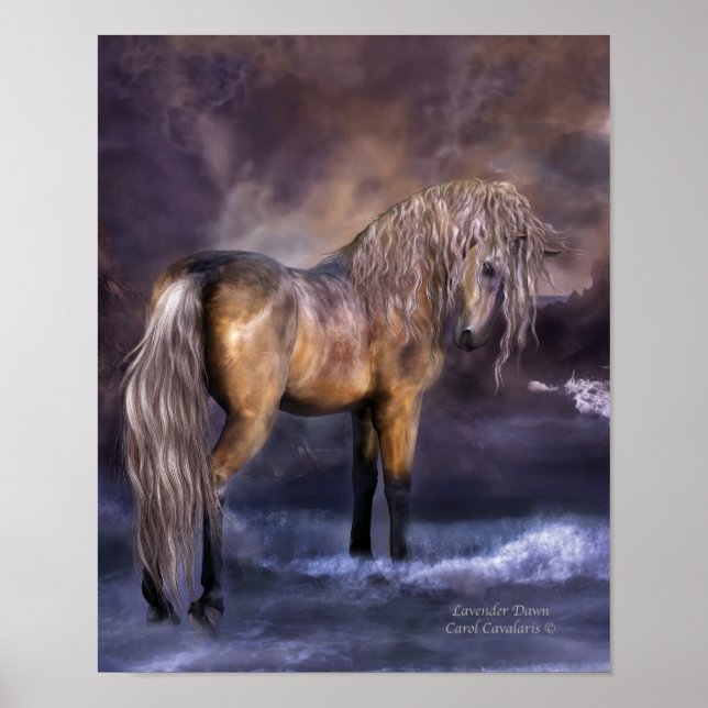 Lavendel Dawn 2 Art Poster/Print Poster (Vorne)