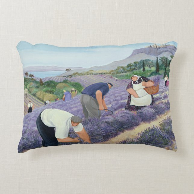 Lavendel Dekokissen (Vorderseite)