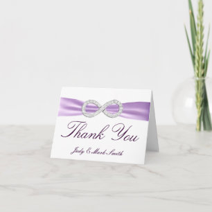 Lavendel-Diamant-Unendlichkeit-Dankeskarten zur Ho Dankeskarte