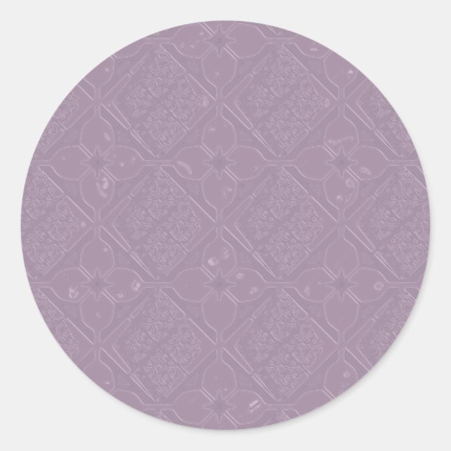 Lavendel Diamond und Blumenton auf Tone Stickers (Vorderseite)
