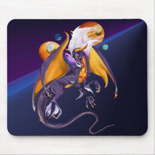 Lavendel-Drache Mousepad