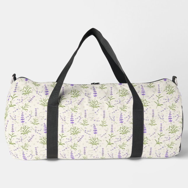 Lavendel Duffle Bag (Vorderseite)