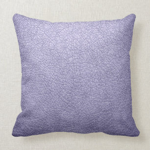 Lavendel-eleganter lederner Blick Kissen