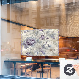 Lavendel Errötend Fensteraufkleber