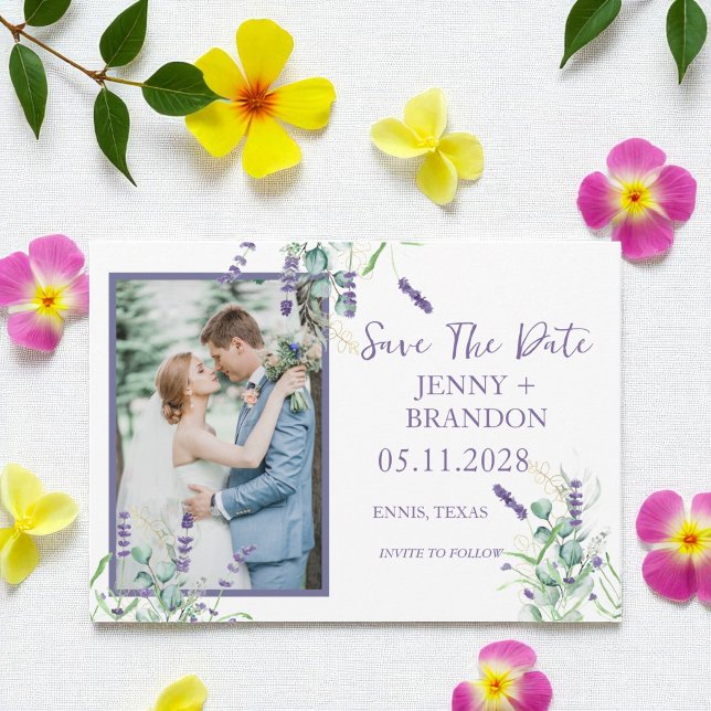 Lavendel Eucalyptus Herbs Foto Save The Date (Von Creator hochgeladen)