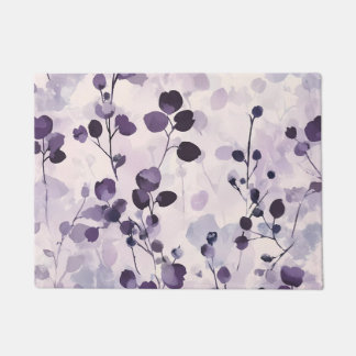 Lavendel Eucalyptus Watercolor Floral Fußmatte