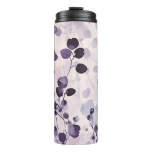 Lavendel Eucalyptus Watercolor Floral Thermosbecher