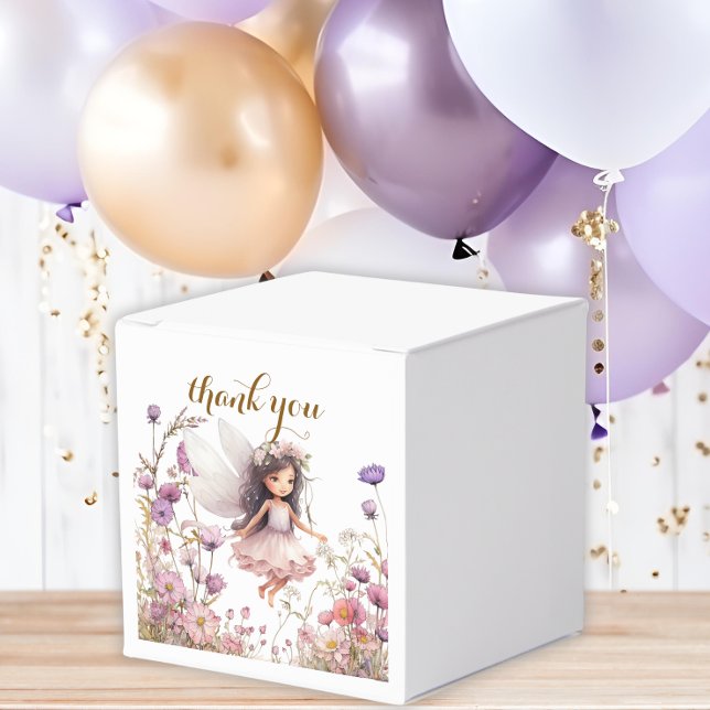 Lavendel-Fee Wildblumen-Pixie-Geburtstag Geschenkschachtel (Von Creator hochgeladen)