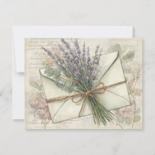 Lavendel feiertagskarte