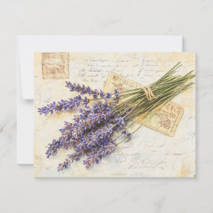 Lavendel feiertagskarte
