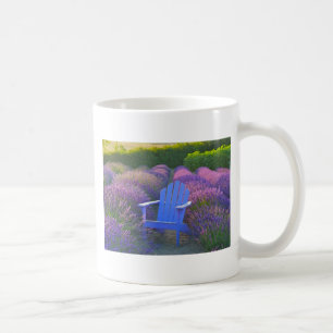 Lavendel-Feld-Kaffee-Tasse Tasse