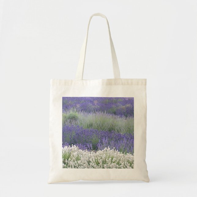 Lavendel-Feld-Tasche Tragetasche (Vorne)