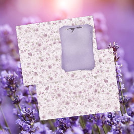 Lavendel Floral Country Chic Notelets Journal