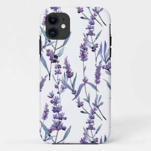 Lavendel floral on White Case-Mate iPhone Hülle