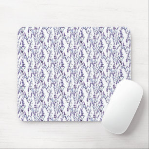 Lavendel floral on White Mousepad