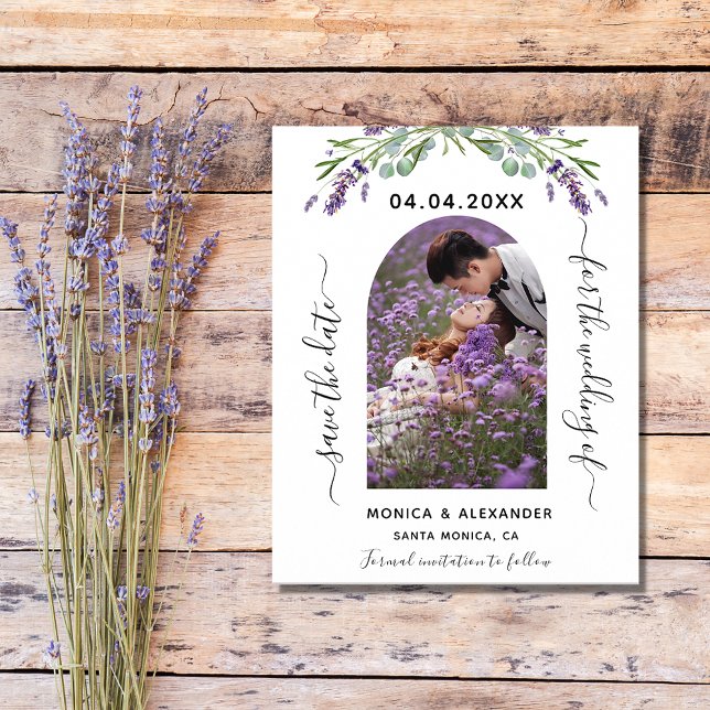 Lavendel-Foto-QR-Code-Hochzeit Termin vormerken (Von Creator hochgeladen)