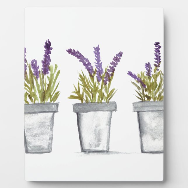 Lavendel Fotoplatte (Vorderseite)