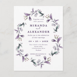 Lavendel-Frühlingsfest Postkarte