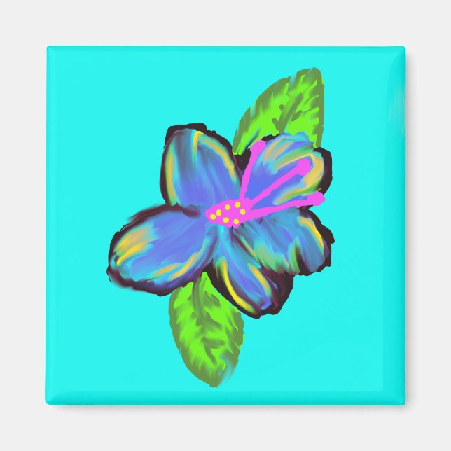 Lavendel Gelb Magnet (Vorne)