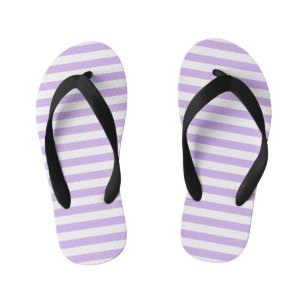 Lavendel gestreift kinderbadesandalen