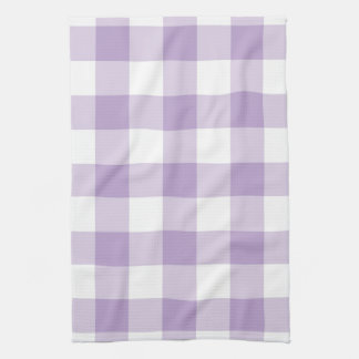 Lavendel Gingham Pattern Geschirrtuch