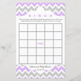 Lavendel Girl Bingo Handtücher Babydusche ZWEI SPI