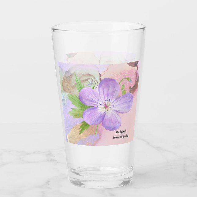 Lavendel Glas (Vorderseite)