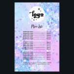 Lavendel Glitzer Schönheitssalon Flyer<br><div class="desc">Schönheitssalon Flyer</div>