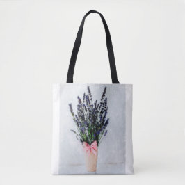 Lavendel-Glück-Bouquet-Tragetasche